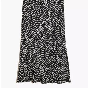 Madewell Drawstring Midi Slip Skirt